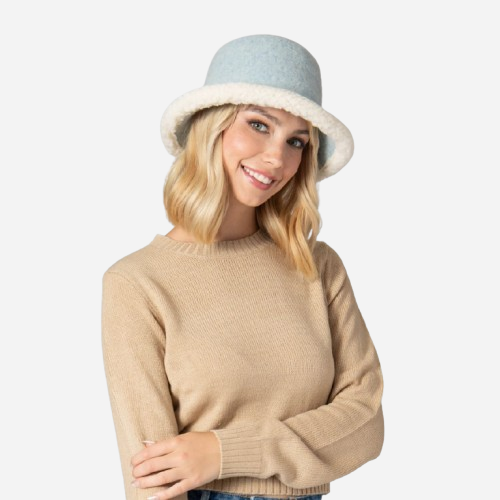 cozy wool bucket hat